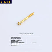 S-PARTS Titanium Bolt Upgrade Kit for Brompton | TC4 CNC Lightweight Frame / Hinge Hardware Set - Detail 42
