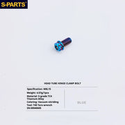 S-PARTS Titanium Bolt Upgrade Kit for Brompton | TC4 CNC Lightweight Frame / Hinge Hardware Set - Detail 50
