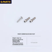 S-PARTS Titanium Bolt Upgrade Kit for Brompton | TC4 CNC Lightweight Frame / Hinge Hardware Set - Detail 53