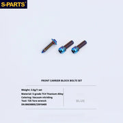 S-PARTS Titanium Bolt Upgrade Kit for Brompton | TC4 CNC Lightweight Frame / Hinge Hardware Set - Detail 55