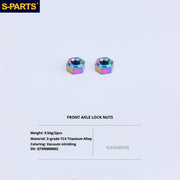 S-PartS Titanium Bolt Upgrade Kit for Brompton | TC4 CNC Lightweight Frame & Hinge Hardware Set