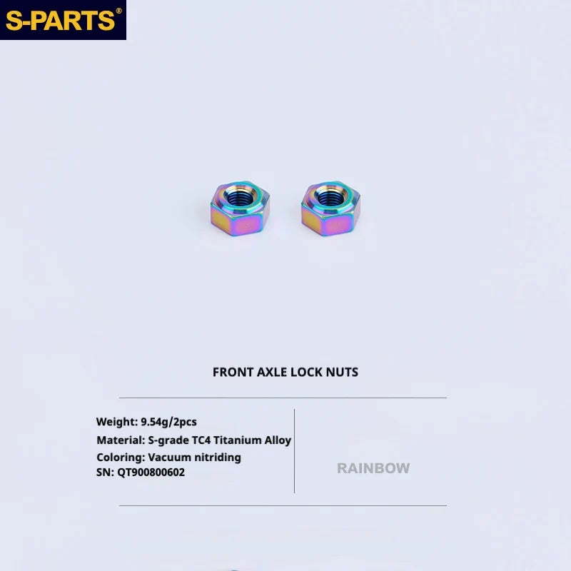 S-PARTS Titanium Bolt Upgrade Kit for Brompton | TC4 CNC Lightweight Frame / Hinge Hardware Set - Detail 58