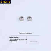 S-PARTS Titanium Bolt Upgrade Kit for Brompton | TC4 CNC Lightweight Frame / Hinge Hardware Set - Detail 59