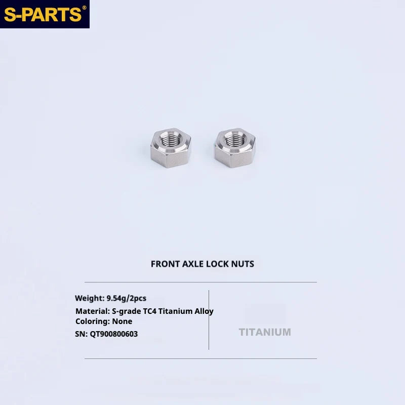 S-PARTS Titanium Bolt Upgrade Kit for Brompton | TC4 CNC Lightweight Frame / Hinge Hardware Set - Detail 59