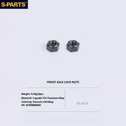 S-PARTS Titanium Bolt Upgrade Kit for Brompton | TC4 CNC Lightweight Frame / Hinge Hardware Set - Detail 60