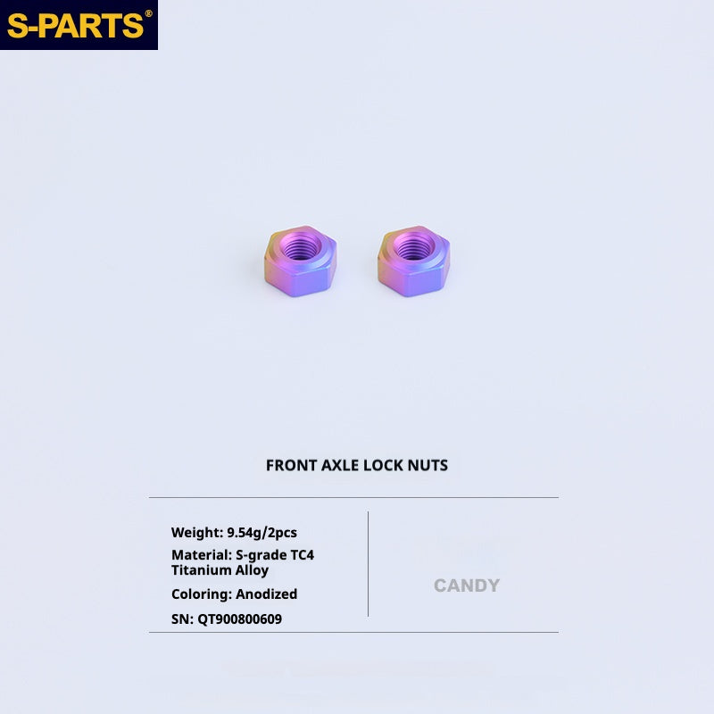 S-PartS Titanium Bolt Upgrade Kit for Brompton | TC4 CNC Lightweight Frame & Hinge Hardware Set