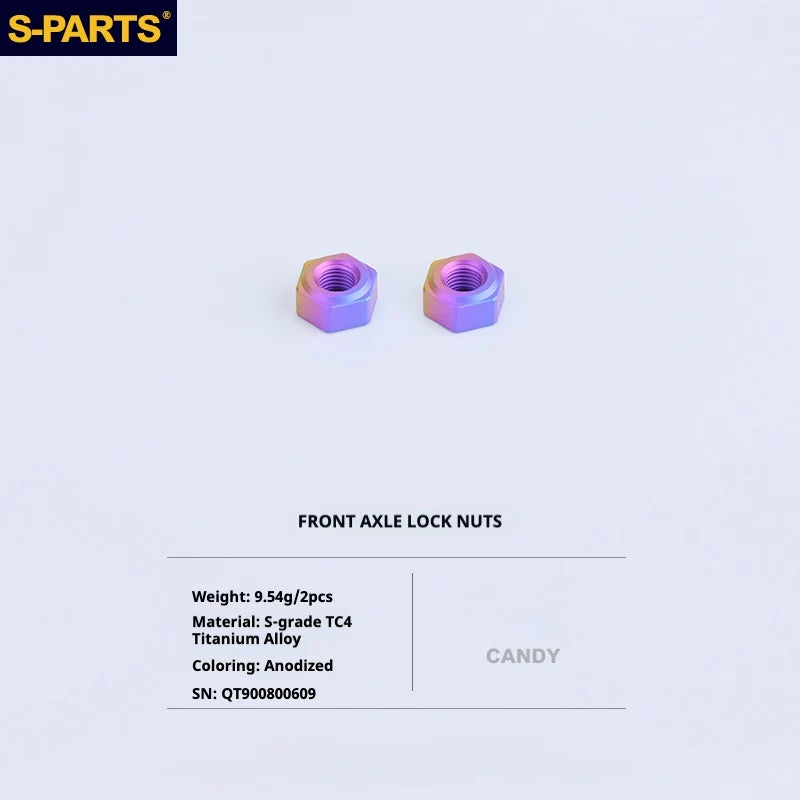 S-PARTS Titanium Bolt Upgrade Kit for Brompton | TC4 CNC Lightweight Frame / Hinge Hardware Set - Detail 62
