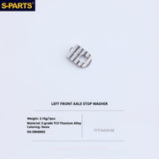 S-PartS Titanium Bolt Upgrade Kit for Brompton | TC4 CNC Lightweight Frame & Hinge Hardware Set