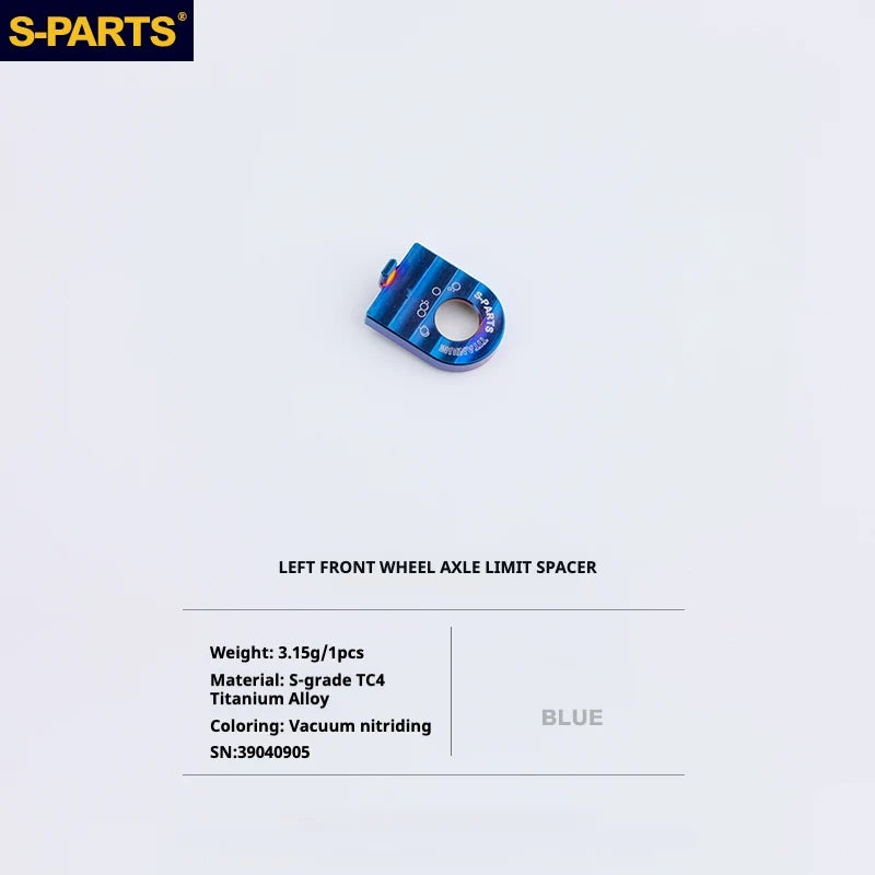 S-PARTS Titanium Bolt Upgrade Kit for Brompton | TC4 CNC Lightweight Frame / Hinge Hardware Set - Detail 68
