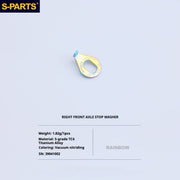 S-PartS Titanium Bolt Upgrade Kit for Brompton | TC4 CNC Lightweight Frame & Hinge Hardware Set