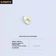 S-PARTS Titanium Bolt Upgrade Kit for Brompton | TC4 CNC Lightweight Frame / Hinge Hardware Set - Detail 72