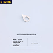 S-PartS Titanium Bolt Upgrade Kit for Brompton | TC4 CNC Lightweight Frame & Hinge Hardware Set