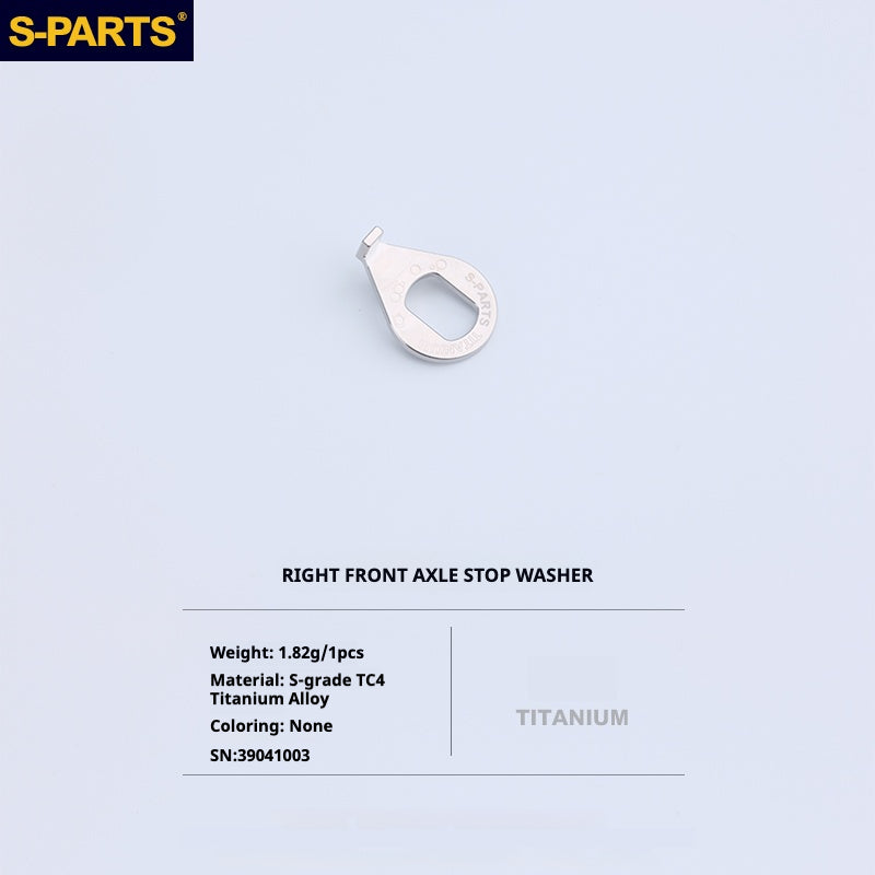 S-PartS Titanium Bolt Upgrade Kit for Brompton | TC4 CNC Lightweight Frame & Hinge Hardware Set
