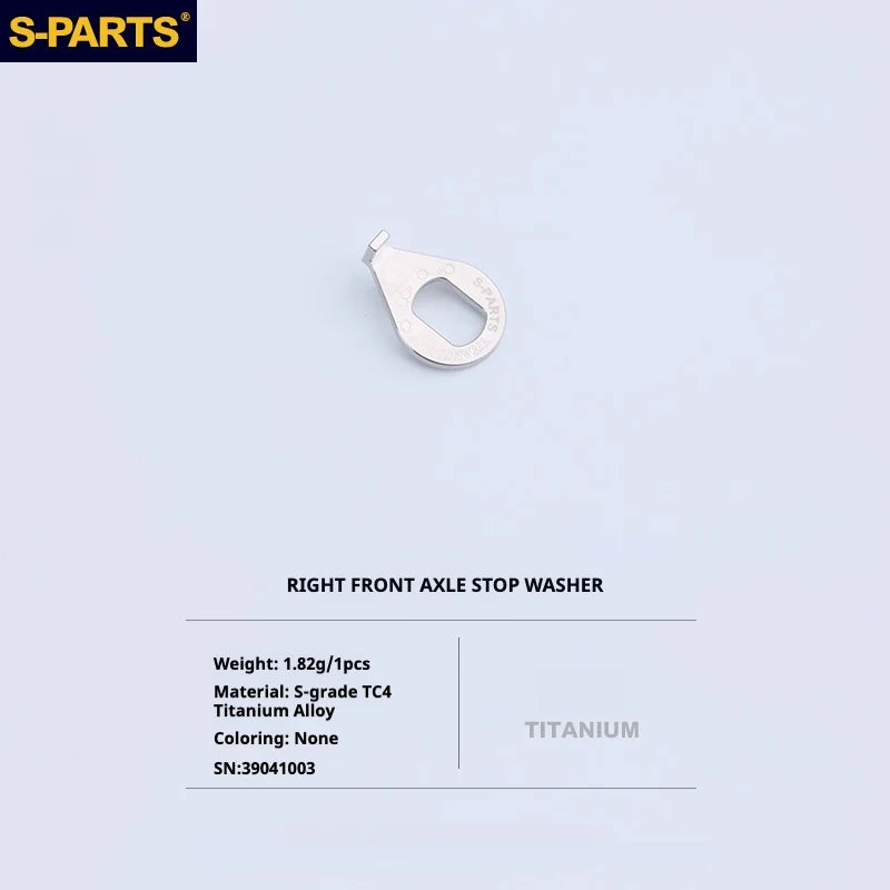 S-PARTS Titanium Bolt Upgrade Kit for Brompton | TC4 CNC Lightweight Frame / Hinge Hardware Set - Detail 73