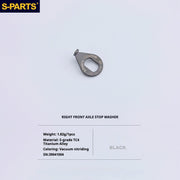 S-PartS Titanium Bolt Upgrade Kit for Brompton | TC4 CNC Lightweight Frame & Hinge Hardware Set