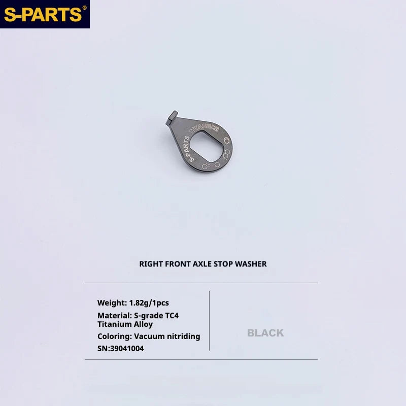 S-PARTS Titanium Bolt Upgrade Kit for Brompton | TC4 CNC Lightweight Frame / Hinge Hardware Set - Detail 74