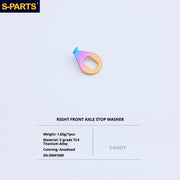 S-PartS Titanium Bolt Upgrade Kit for Brompton | TC4 CNC Lightweight Frame & Hinge Hardware Set