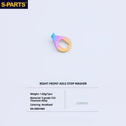 S-PARTS Titanium Bolt Upgrade Kit for Brompton | TC4 CNC Lightweight Frame / Hinge Hardware Set - Detail 76