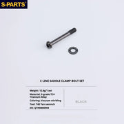 S-PARTS Titanium Bolt Upgrade Kit for Brompton | TC4 CNC Lightweight Frame / Hinge Hardware Set - Detail 81