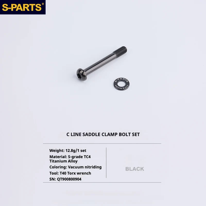 S-PARTS Titanium Bolt Upgrade Kit for Brompton | TC4 CNC Lightweight Frame / Hinge Hardware Set - Detail 81