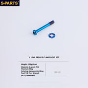 S-PartS Titanium Bolt Upgrade Kit for Brompton | TC4 CNC Lightweight Frame & Hinge Hardware Set