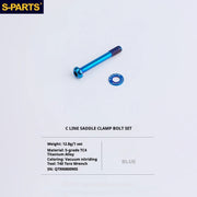 S-PARTS Titanium Bolt Upgrade Kit for Brompton | TC4 CNC Lightweight Frame / Hinge Hardware Set - Detail 82