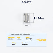 S-PARTS Titanium Bolt Upgrade Kit for Brompton | TC4 CNC Lightweight Frame / Hinge Hardware Set - Detail 91