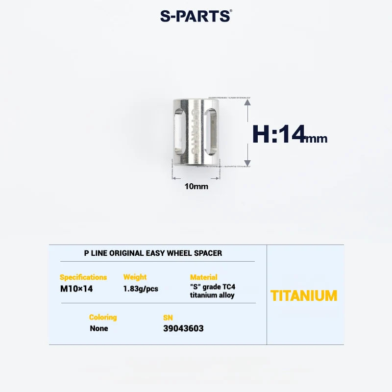 S-PARTS Titanium Bolt Upgrade Kit for Brompton | TC4 CNC Lightweight Frame / Hinge Hardware Set - Detail 91
