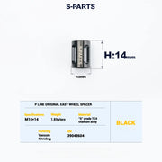 S-PARTS Titanium Bolt Upgrade Kit for Brompton | TC4 CNC Lightweight Frame / Hinge Hardware Set - Detail 92