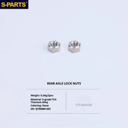 S-PARTS Titanium Bolt Upgrade Kit for Brompton | TC4 CNC Lightweight Frame / Hinge Hardware Set - Detail 98