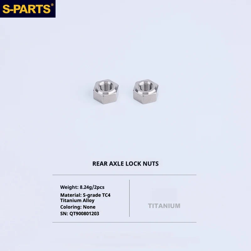 S-PARTS Titanium Bolt Upgrade Kit for Brompton | TC4 CNC Lightweight Frame / Hinge Hardware Set - Detail 98