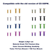 Titanium Screw Set for CS OSPW Rear Derailleur Cage System