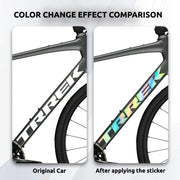 S-PARTS Compatible with TREK DOMANE AL2 Road Bike Frame | OEM Logo Cover Color Change Waterproof Decal Sticker - Detail 3