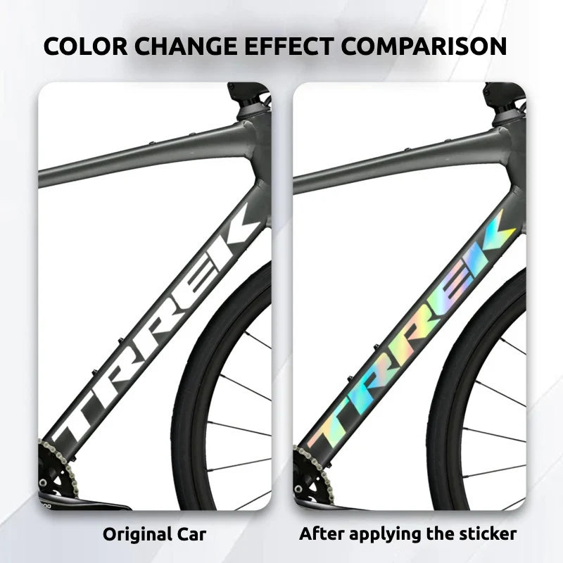 S-PARTS Compatible with TREK DOMANE AL2 Road Bike Frame | OEM Logo Cover Color Change Waterproof Decal Sticker - Detail 3