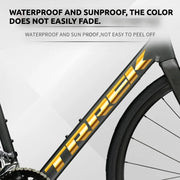 S-PARTS Compatible with TREK DOMANE AL2 Road Bike Frame | OEM Logo Cover Color Change Waterproof Decal Sticker - Detail 4