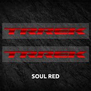 S-PARTS Compatible with TREK DOMANE AL2 Road Bike Frame | OEM Logo Cover Color Change Waterproof Decal Sticker - Detail 15