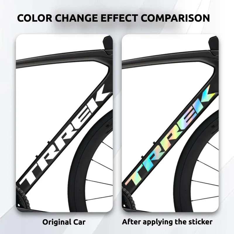 S-PARTS Trek Émonda SL Frame Down Tube Decal Sticker Kit | Logo Color Change Overlay | Waterproof - Detail 4