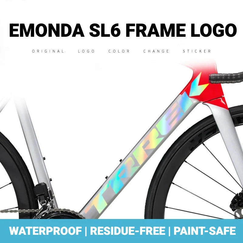S-PARTS TREK Émonda SL6 Downtube Logo Decal | Custom Color Change Frame Sticker | Waterproof