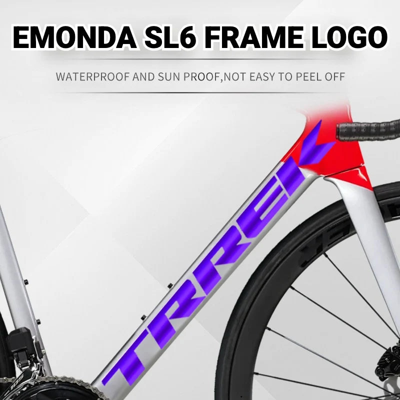 S-PARTS TREK Émonda SL6 Downtube Logo Decal | Custom Color Change Frame Sticker | Waterproof - Detail 4