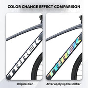 S-PARTS Trek FX 3 Frame Decal Sticker Kit | Logo Color Change | Trek FX3 Hybrid Fitness Bike - Detail 2