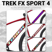 S-PARTS TREK FX4 Downtube Logo Decal | Custom Color Change Frame Sticker | Waterproof Bike Graphic - Detail 2