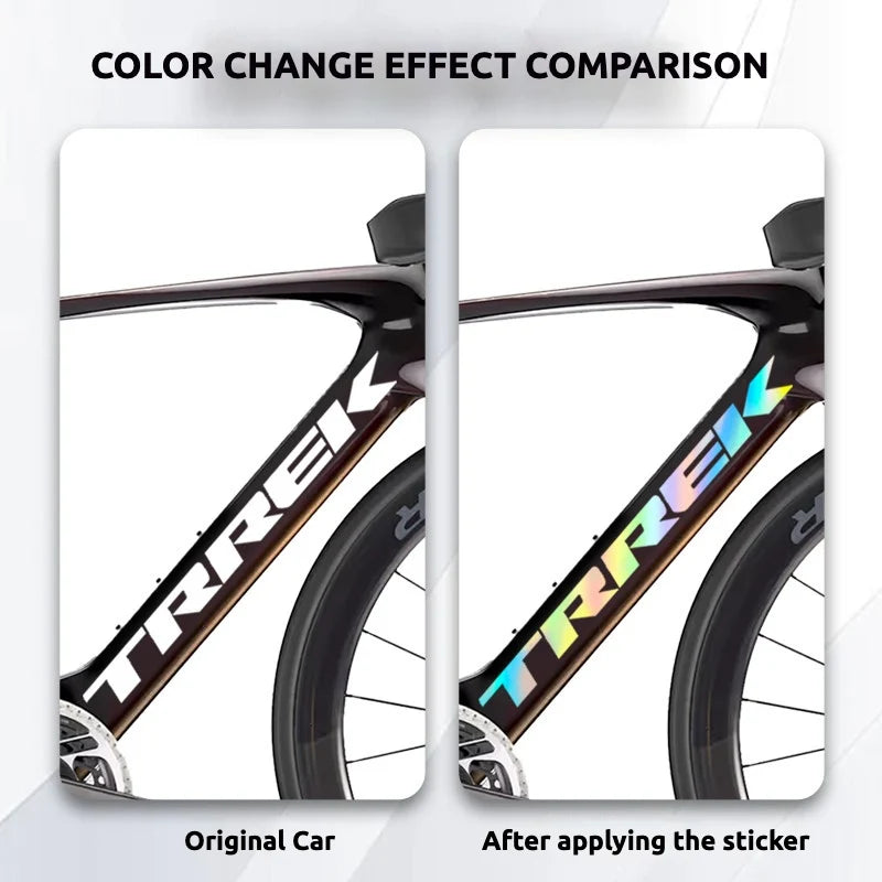S-PARTS Trek Madone Gen 7 Frame Decal Sticker Kit | Logo Color Change Overlay | SLR / SL 6 / SL 7 - Detail 2