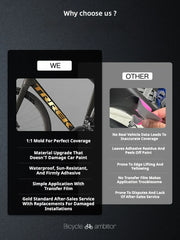 TREK Madone Gen 8 Frame Logo Decal Set | Large & Small Down Tube Stickers | Custom Color Change - Detail 6