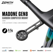 Trek Madone Gen 8 Integrated Carbon Computer Mount | Garmin / Wahoo Compatible