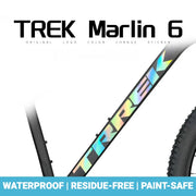 S-PARTS TREK Marlin 6 Frame Logo Decal Kit | Custom Color Change MTB Sticker | Waterproof
