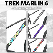 S-PARTS TREK Marlin 6 Frame Logo Decal Kit | Custom Color Change MTB Sticker | Waterproof - Detail 2