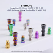 S-PARTS SHIMANO DA9270 R8150 R7100 SRAM Road Bike Titanium Rear Derailleur Pivot Screw