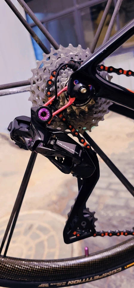 S-PARTS SHIMANO DA9270 R8150 R7100 SRAM Road Bike Titanium Rear Derailleur Pivot Screw