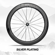 VISION METRON 60 RS Wheel Decal Kit — Carbon Rim Wrap Stickers — Complete Wheelset + Spare Set - Detail 13