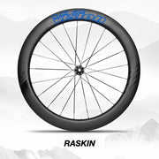 VISION METRON 60 RS Wheel Decal Kit — Carbon Rim Wrap Stickers — Complete Wheelset + Spare Set - Detail 21